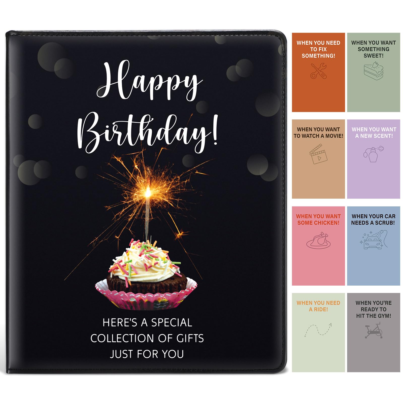 Livre de cartes cadeaux original à offrir pour un album personnalisé d'anniversaire garçon