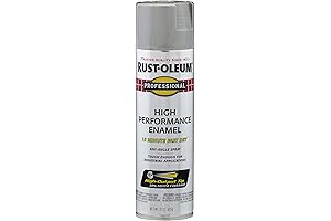 Rust-Oleum Enamel Spray Paint: Professional Grade Protection in Light Machine Gray