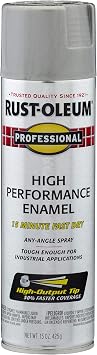 Rust-Oleum Professional Light Machine Gray High Performance Enamel Spray Paint