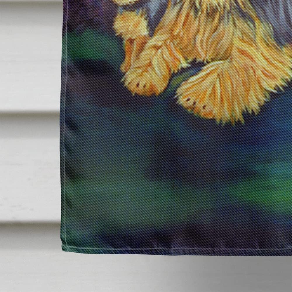 Caroline's Treasures 7209CHF Australian Terrier and Puppy House Flag Large Porch Sleeve Pole Decorative Outside Yard Banner Artwork Wall Hanging, Polyester, House Size, Multicolor