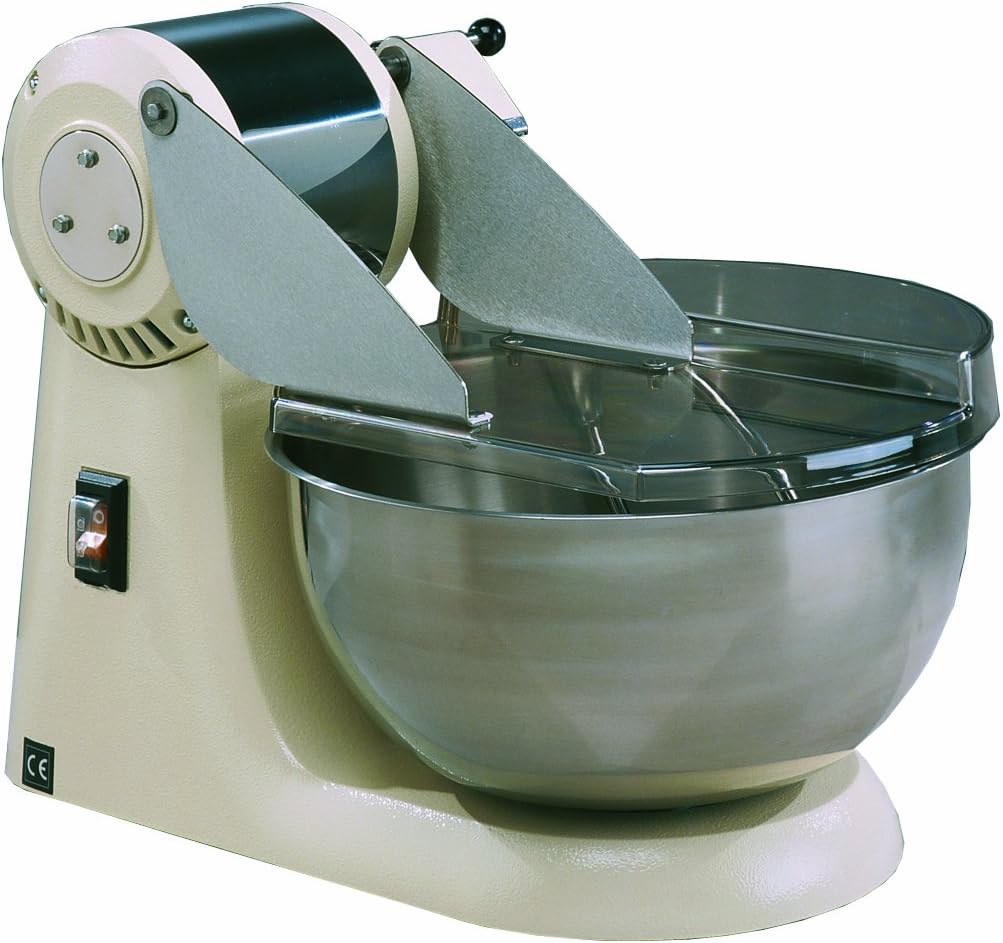 Professional mixing kneader - 10 litres with a professional 600 watt motor for the preparation of dough - identical to a baker's kneader.