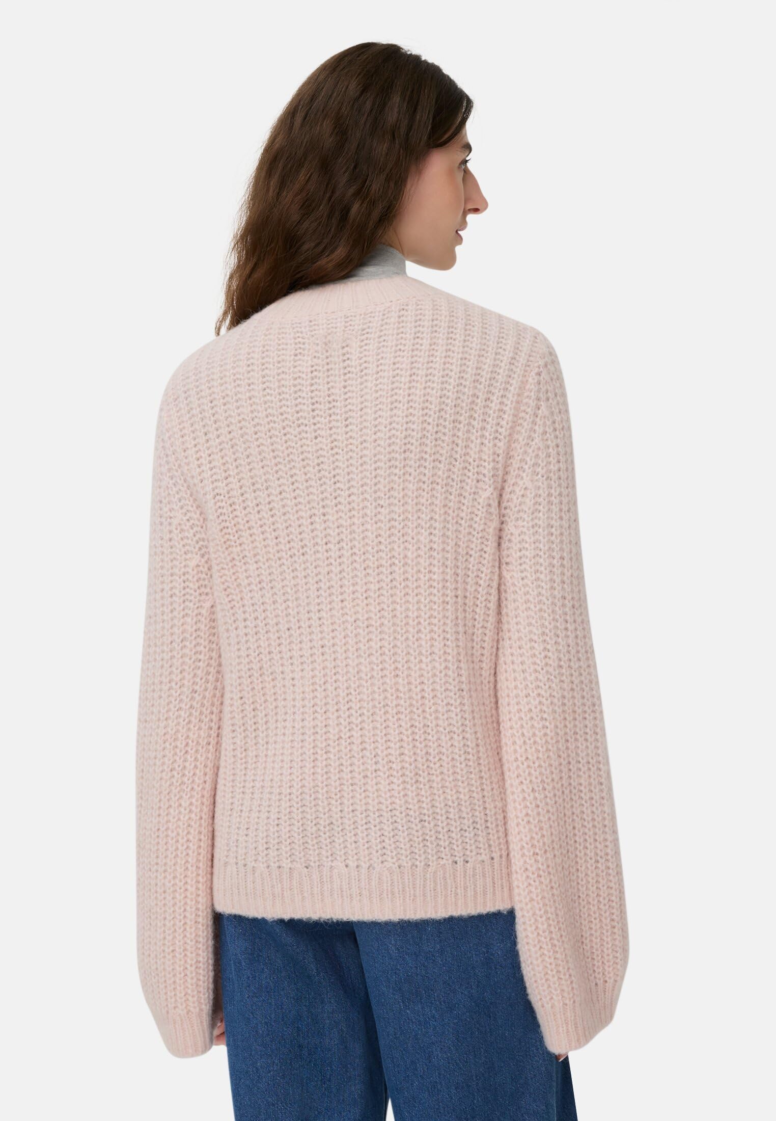 camel active Damen Pullover mit Strukturiertem Strickmuster