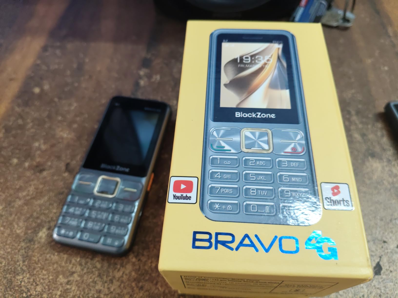 BLACKZONE Bravo 4G Keypad Future Mobile Phone, Dual Compatible with ...