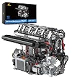 JMBricklayer L4 Engine Building Block Sets for Adults, Electric Technic Engine Kits with Motor, STEM Scale Model Engine Building Kit Toys for Adult, Ideal Gifts for Adult Men, Kids Aged 14+(1787PCS)