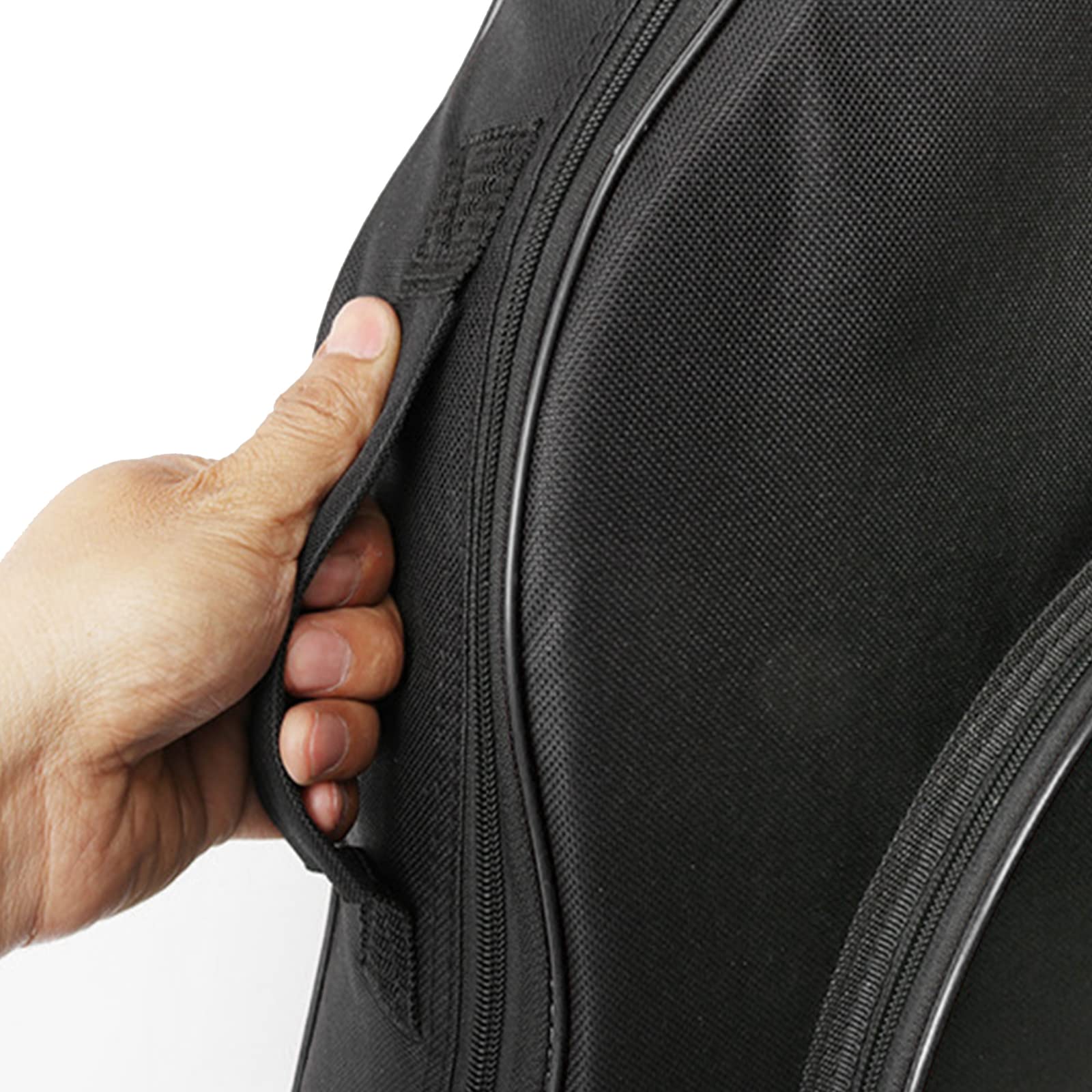 Housse pour Guitare Sac de Guitare Etanche Etui Guitare en Tissu Oxford Externes Sac de Protection Guitaire Transport Bandoulières Réglable pour Guitare Classique Acoustique Folk 41Pouces Noir