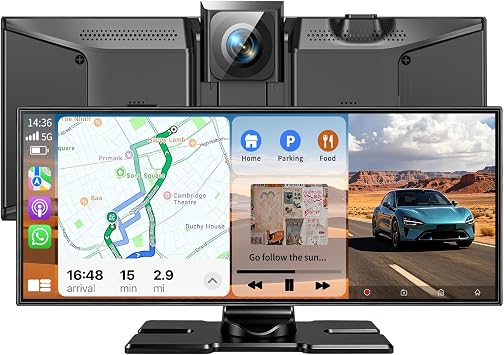 11.5 Inch Portable Wireless CarPlay Screen for Car