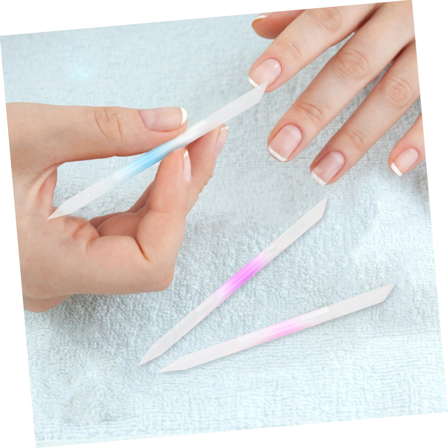 minkissy 18stücke Teiliges Nagelfeilen Aus Glas Effiziente Nagelpolierwerkzeuge Für Maniküre Und Pediküre Für Naturnägel Und Gelnägel Elegantes Design Einfach Zu Bedienen