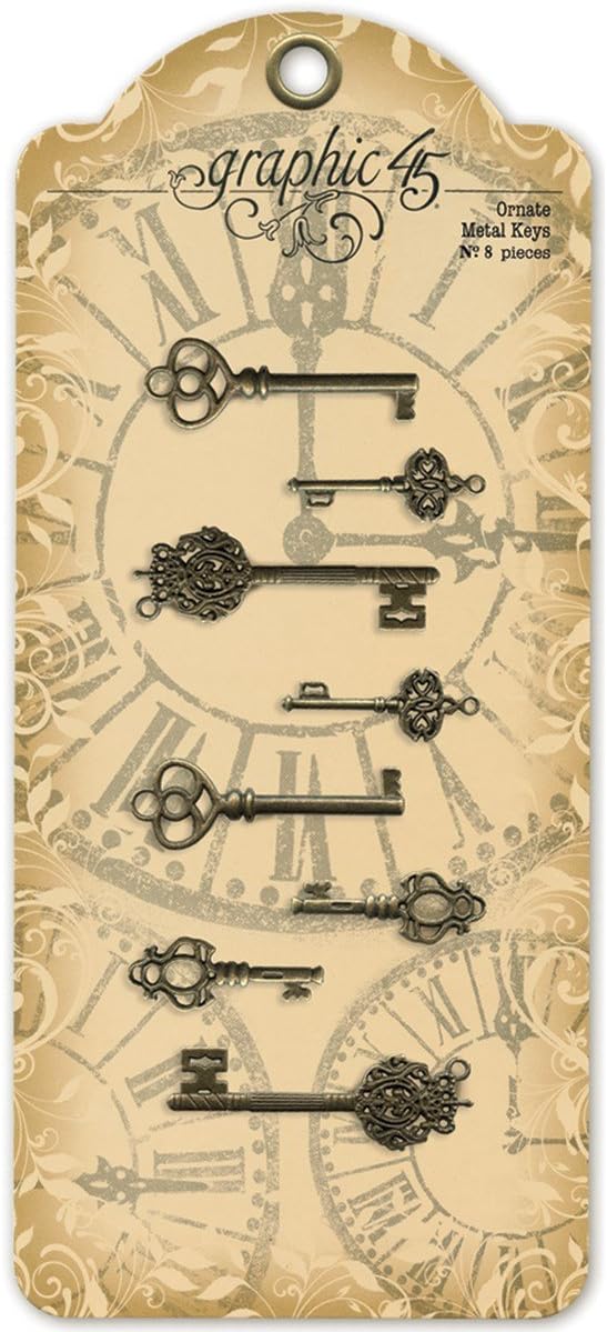 Graphic 45 Ornate Metal Key