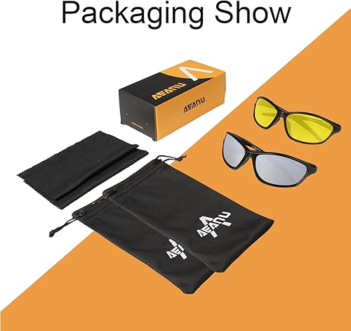 Miniatura 5 de Day & Night Sunglasses 2-Pack for Women & Teens  UV400 Mirrored and Yellow Lens Glasses for Outdoor and Everyday Use