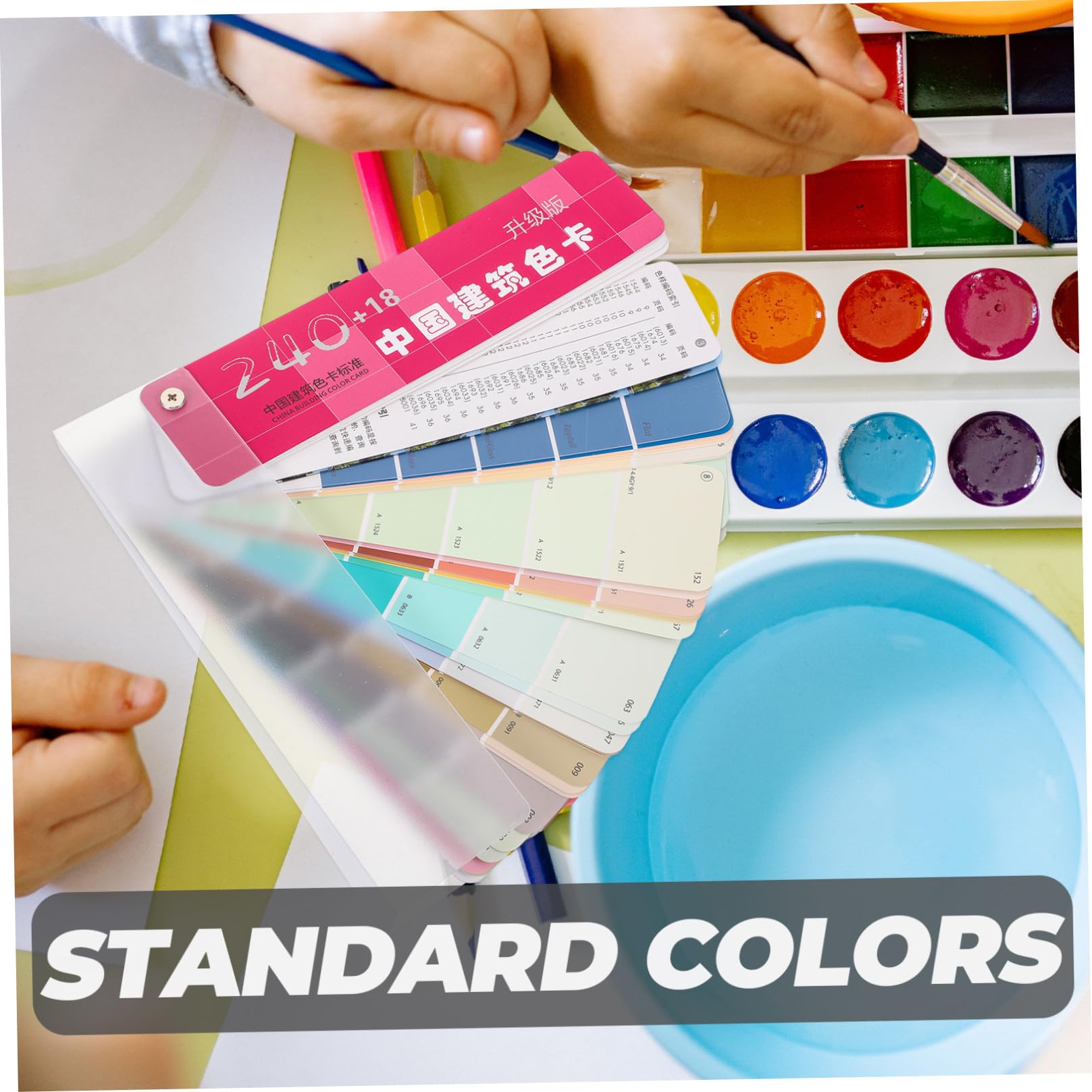 Palette Portable Cartes de Couleur de Peinture Architecture 258 Nuances Outil de Correspondance des Couleurs pour Artistes