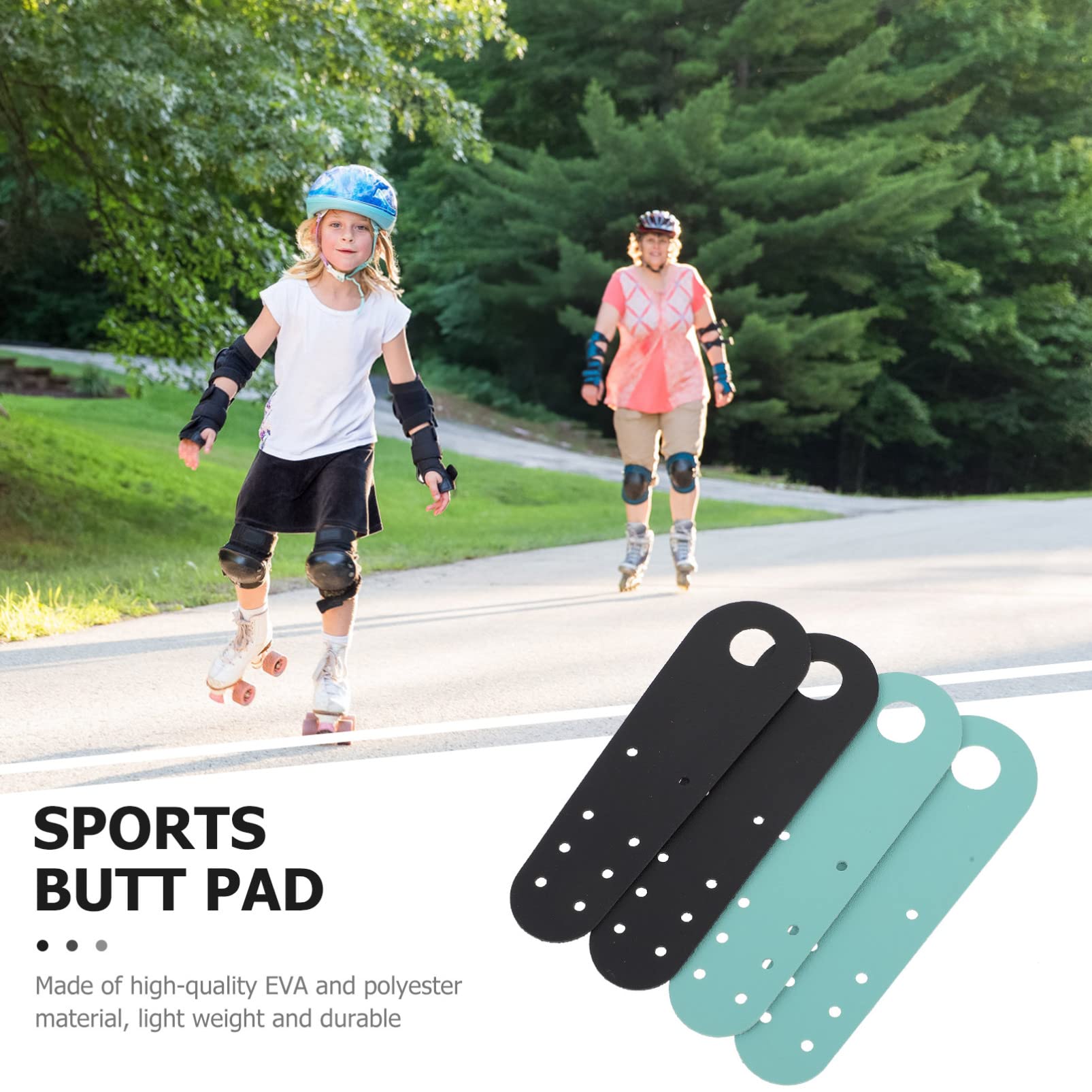 HANABASS Roller Skates Toe Protector Kunstleder Schnelle Installation Geeignet Für Rollschuhe Und Skating Schuhe Langlebig Und Schützend Schwarz Hellgrün