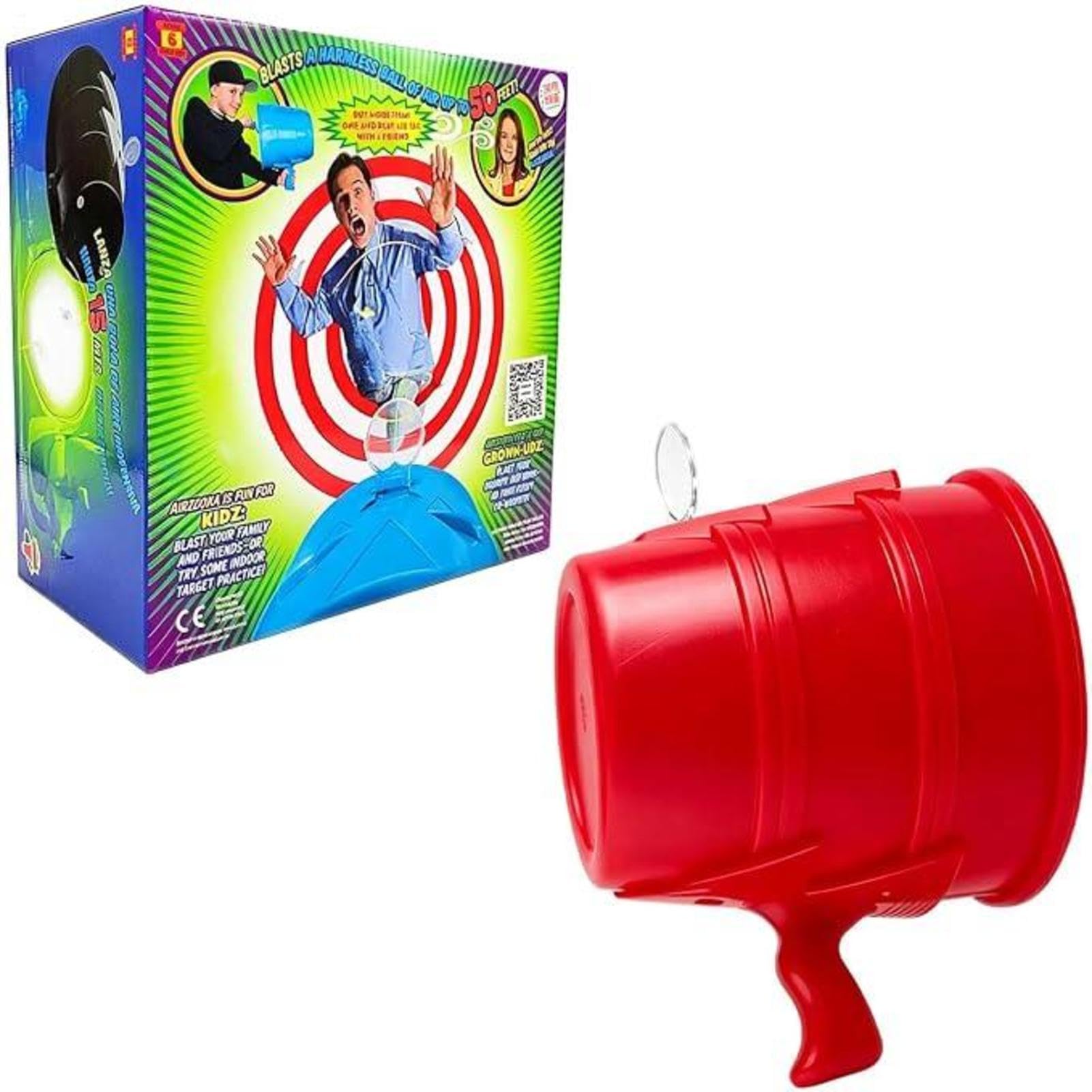 Air Cannon Toy Handheld Air Blastere Safe Party Prank Game