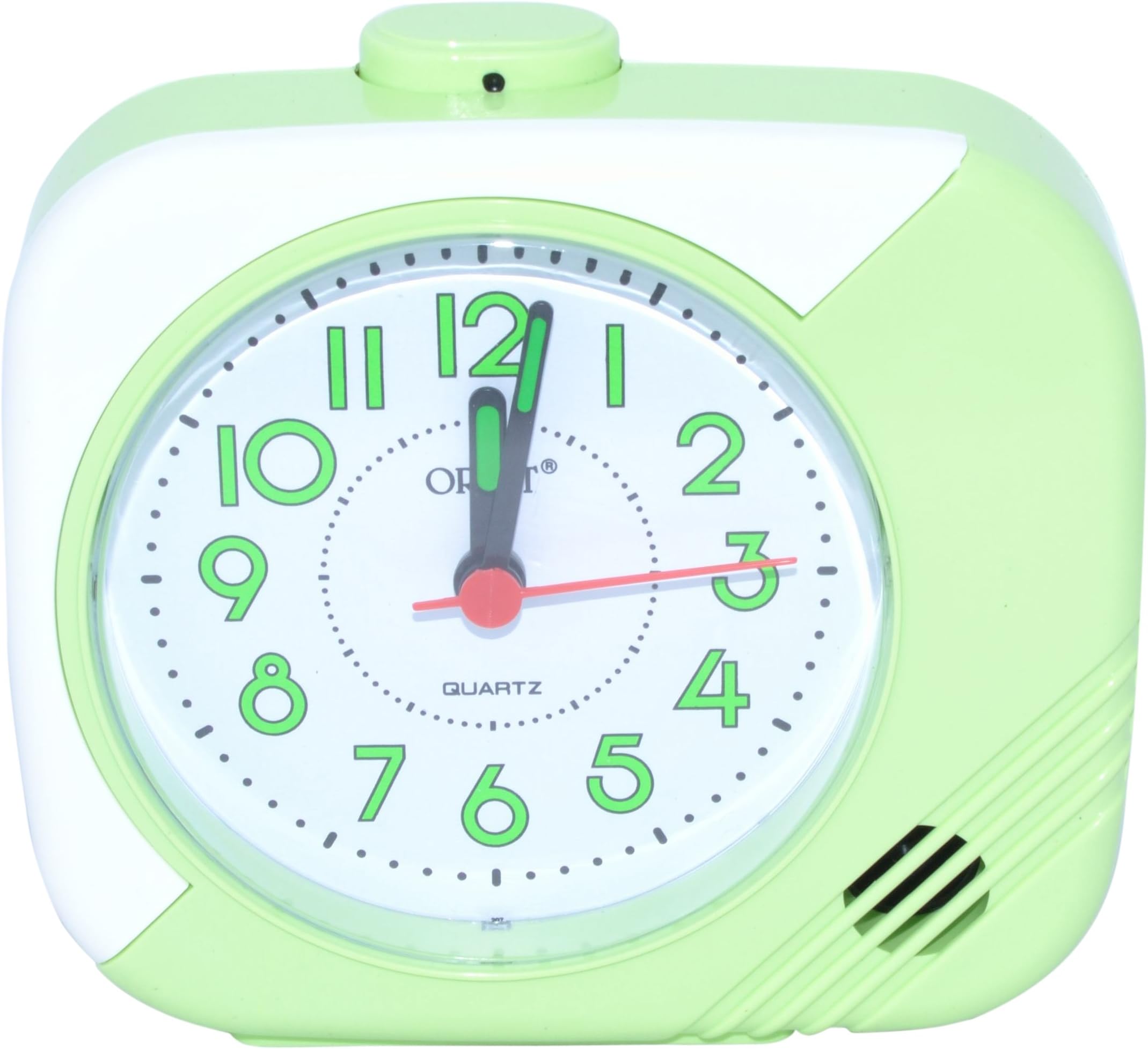 Buy Orpat Glass Bell Alarm Analog Clock (P Green, Tbm747) Online at