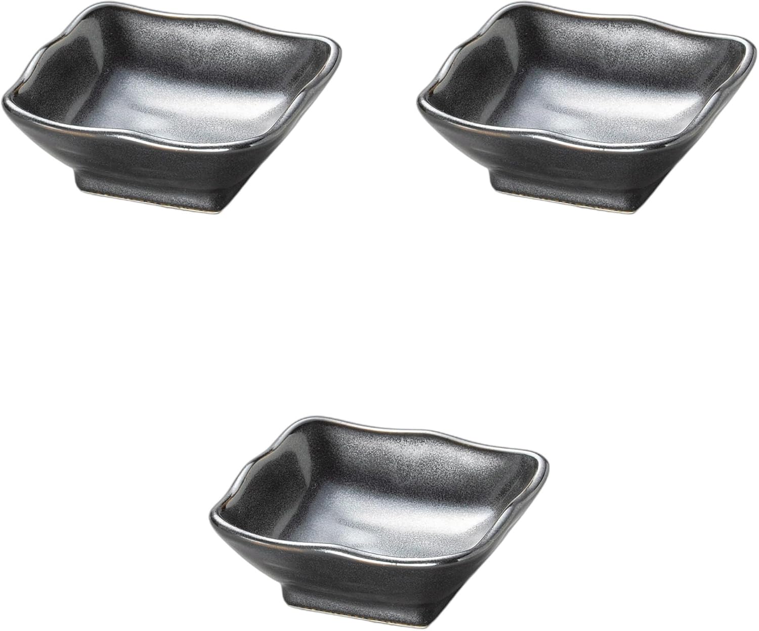 MOA美術館 the shop限定品】 金銀菱重茶碗（美濃焼） 大小2個セット 【