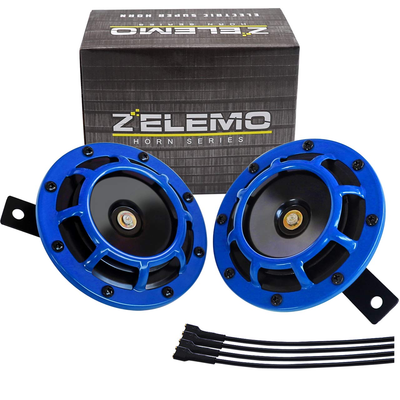 Buy ZELEMO Eletric Car Horn Kit 12V Super Loud High Tone and Low Tone