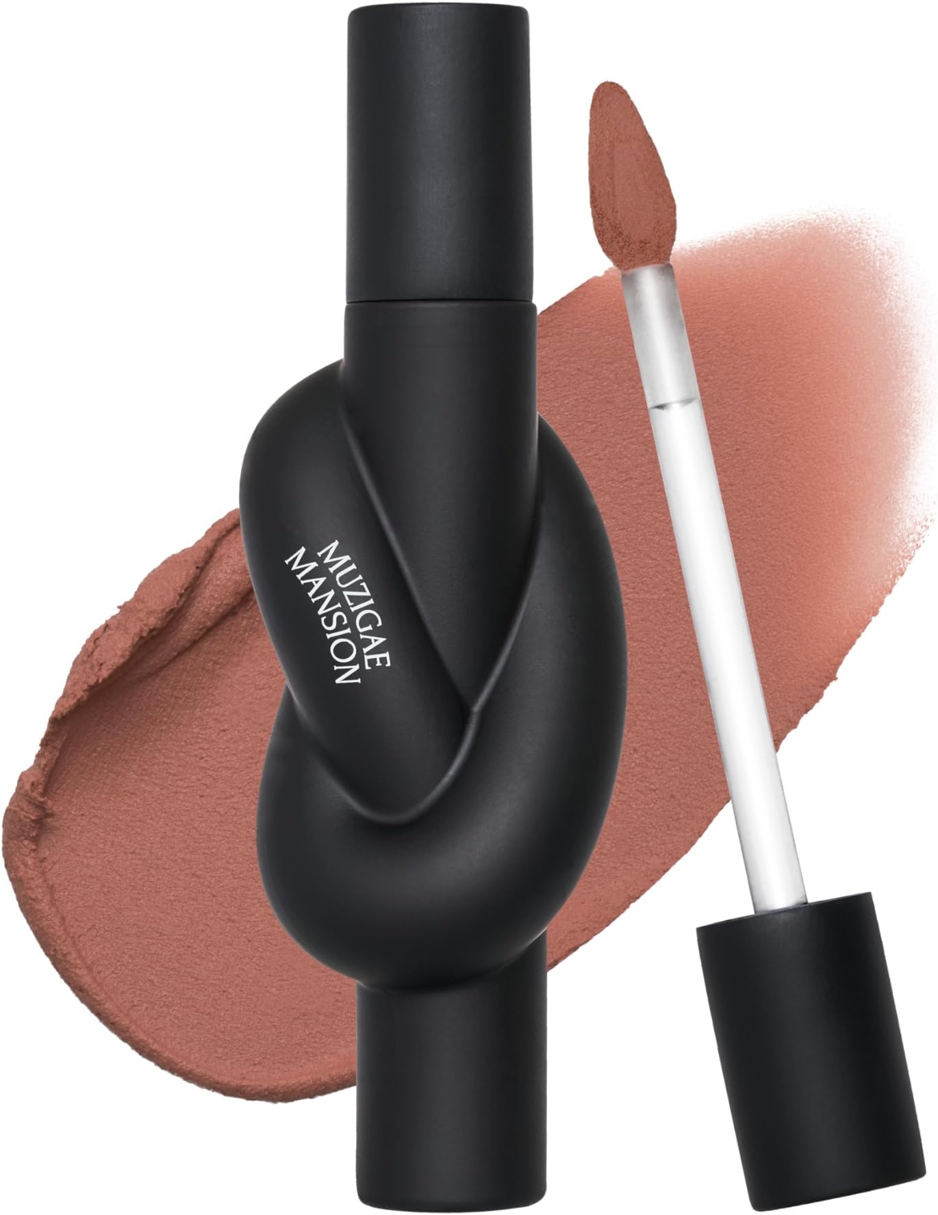 Tie Up Cover Tint - Waterproof & Long Lasting Lip Stain for Women - Korean Base Nude Tint Stick - Kbeauty Matte Gloss - Mood Color Changing (04 FADED FIG, 0.2 Fl oz)