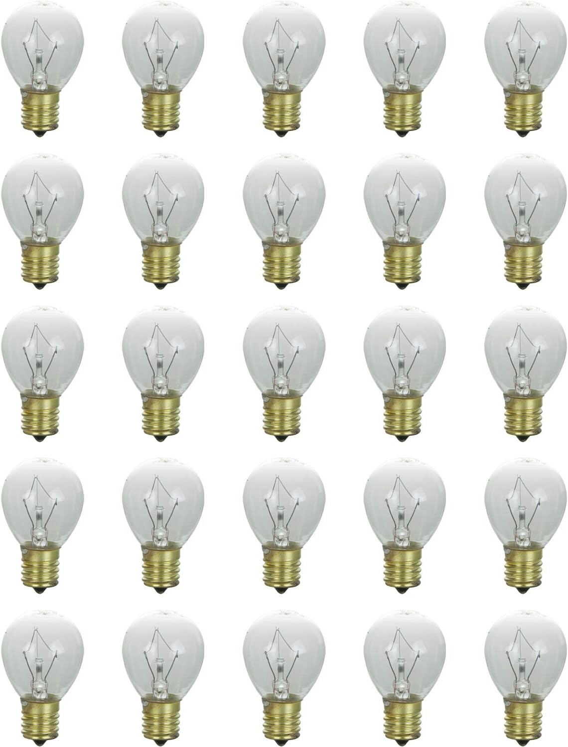 Sunlite 25Pack S11 High Intensity Bulbs, 40 Watt, Dimmable