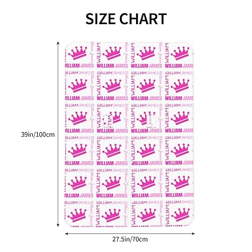 Miniatura 3 de Toldo de asiento de automóvil personalizado con corona de princesa para bebés con nombre, fundas de asiento de automóvil con monograma personalizado