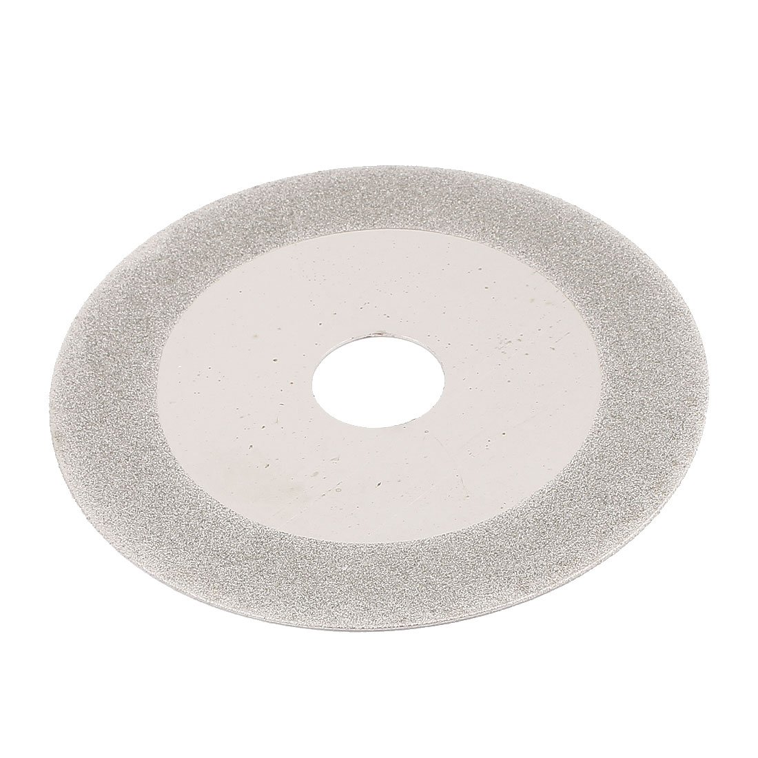 Aexit 100mm OD Abrasive Wheels & Discs 20mm Inner Dia Round Dual Sides Diamond Saw Cutter Cutting Wheel Disc Surface Grinding Wheels Silver Tone