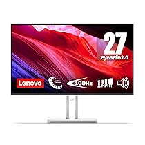 Lenovo L27i-4A Monitor 27″ FHD (1920×1080), IPS, 1ms, 100Hz, Altoparlanti integrati, Low Blue Light, Bordi Ultrasottili, Regolabile, HDMI e VGA