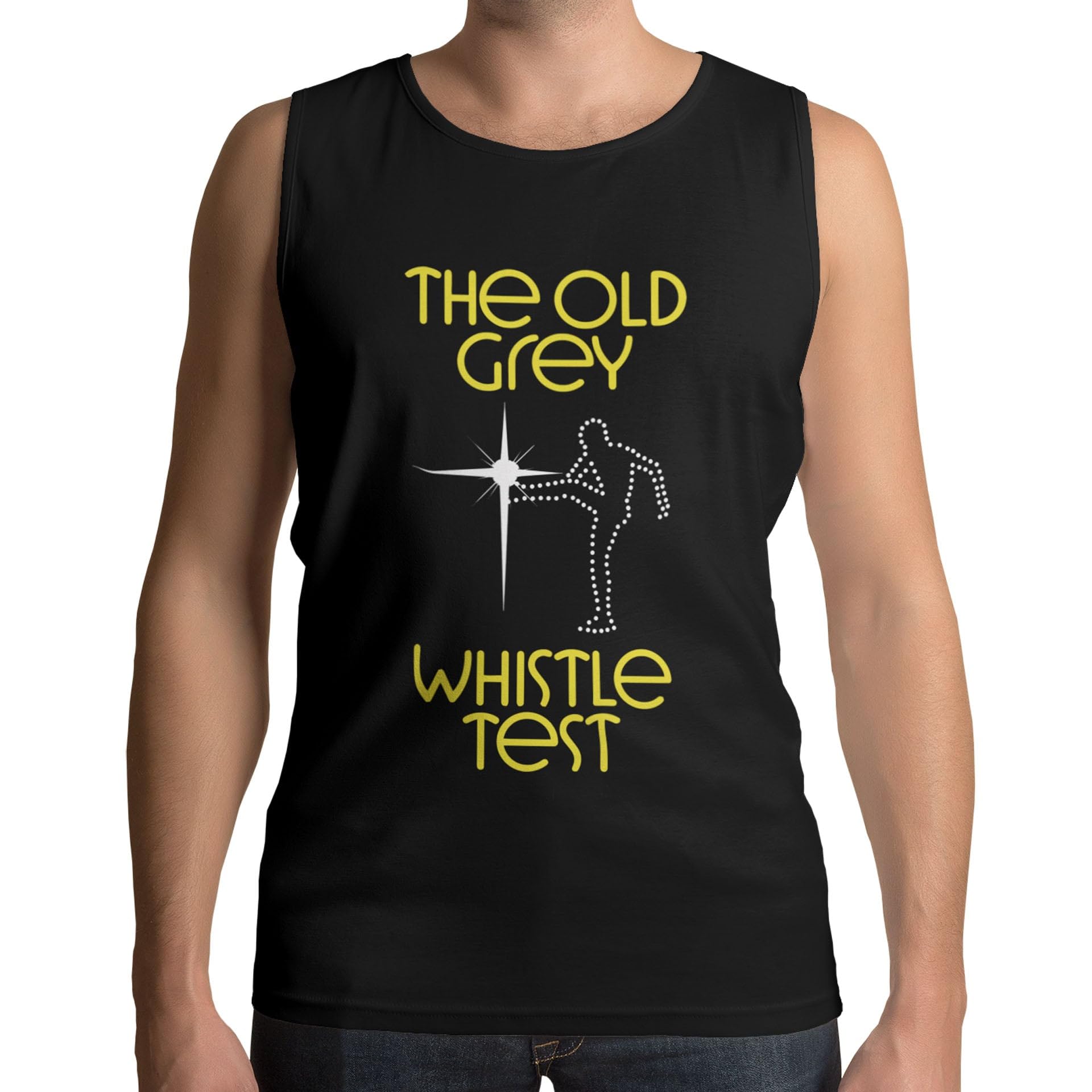 Tribal T-Shirts Old Grey Whistle Test Men's Vest Top - Tank Top XL