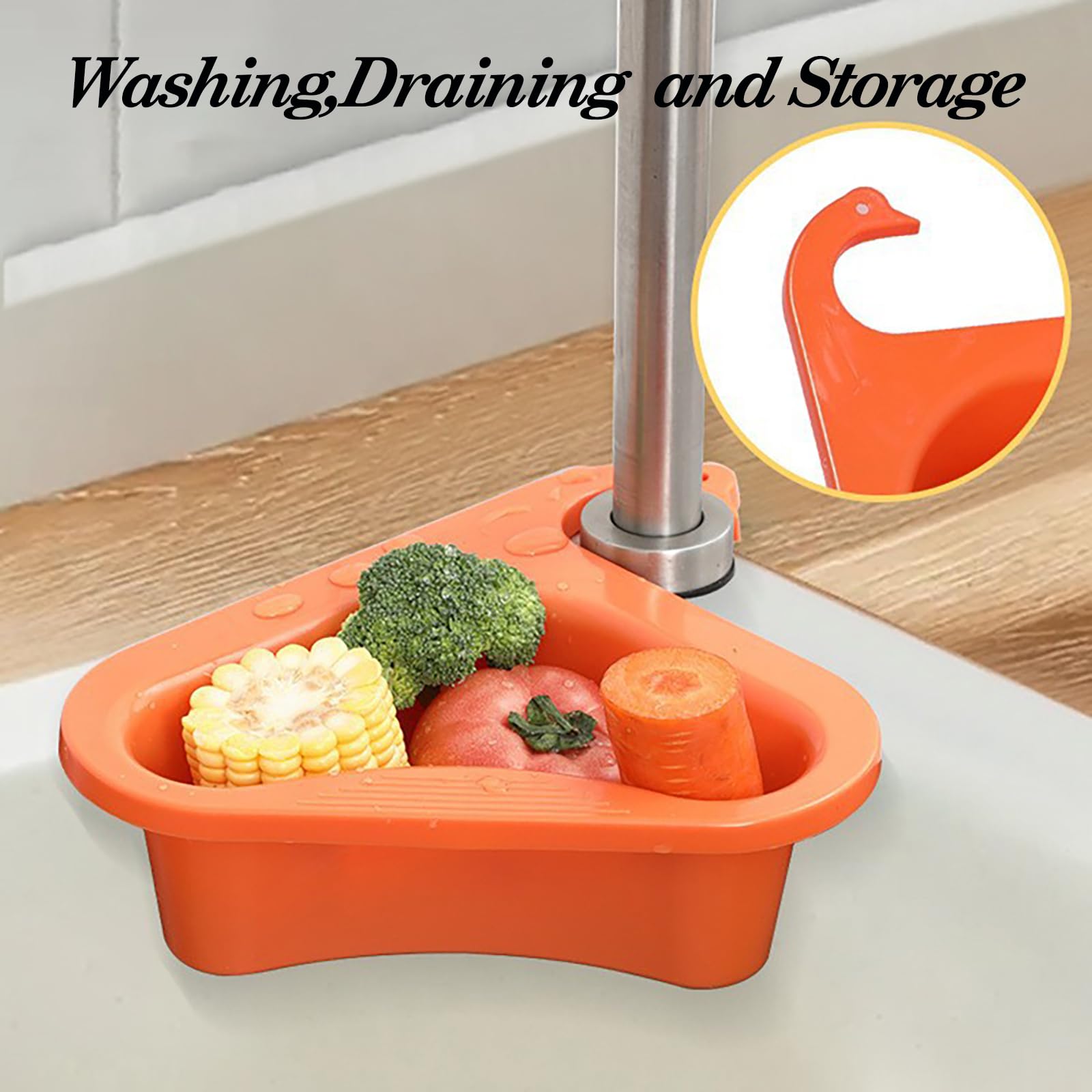 Filtri Per Lavello A Forma Di Cigno - 2 Pezzi, Acciaio Inossidabile, Multifunzionali, Per Rubinetti Fino A 4.3cm