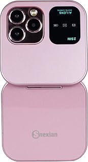 Snexian All-New Rock X Flip Dual Sim |Keypad Mobile| with 1.8" Display |Flip|Fold| Call & SMS Indicator|Crystal Back Panel... Price In India