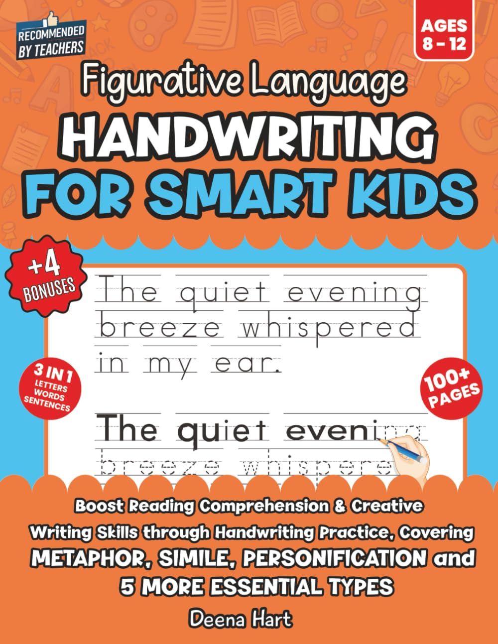 FIGURATIVE LANGUAGE Handwriting Workbook for SMART KIDS: Boost Reading Comprehension & Creative Writing Skills through Handwriting Practice (Essential ... (Empowering Handwriting and Language Arts)