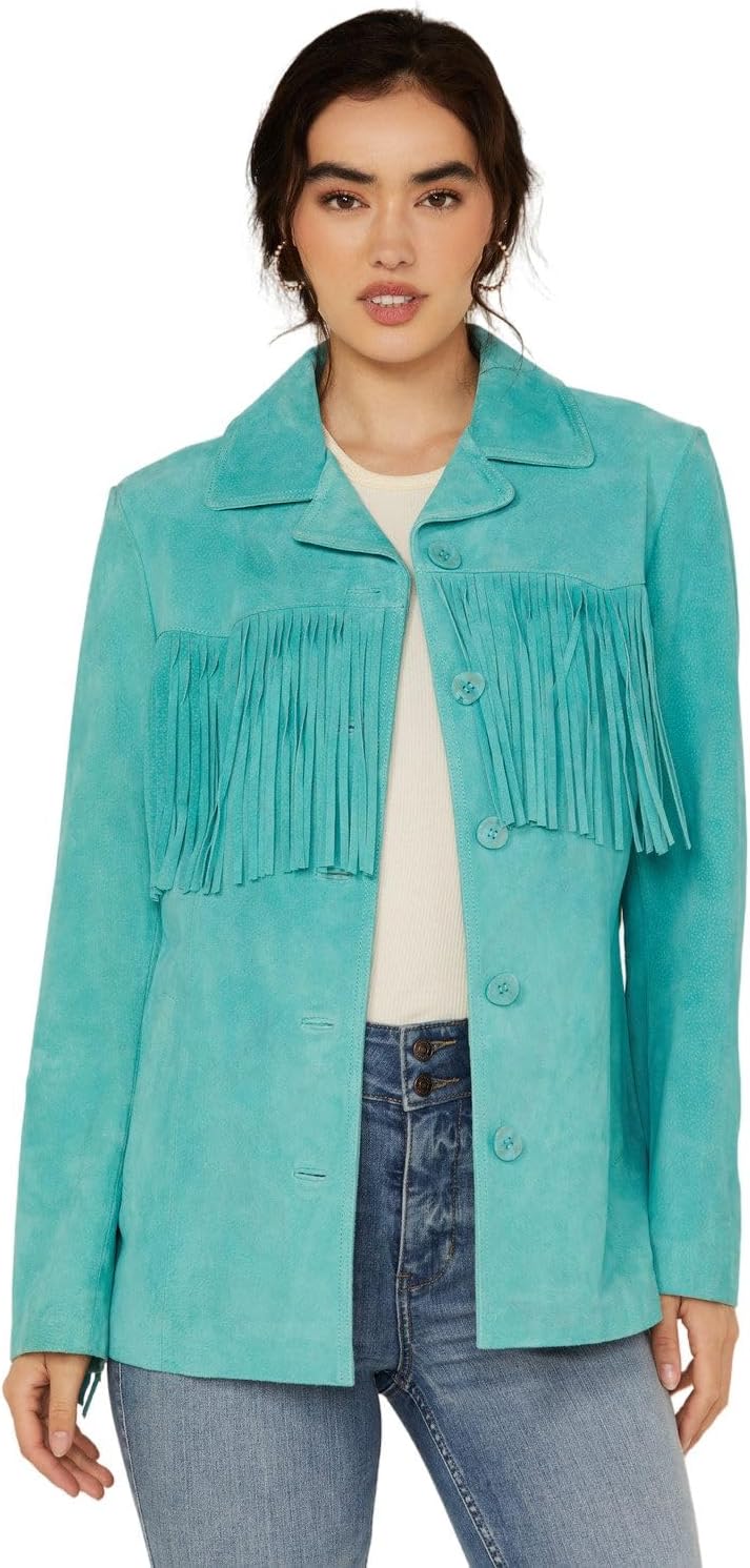 Scully Women's Boar Suede Fringe Jacket - L74-81