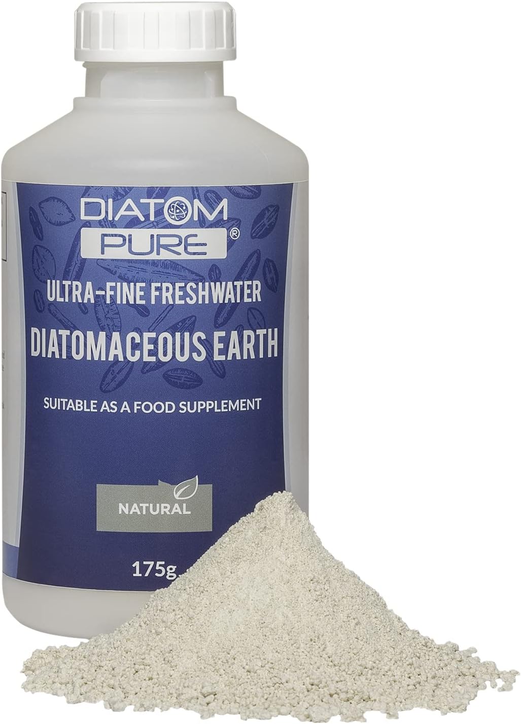 Diatomaceous Earth 175g (Fresh Water Food Grade) by DiatomPure Human