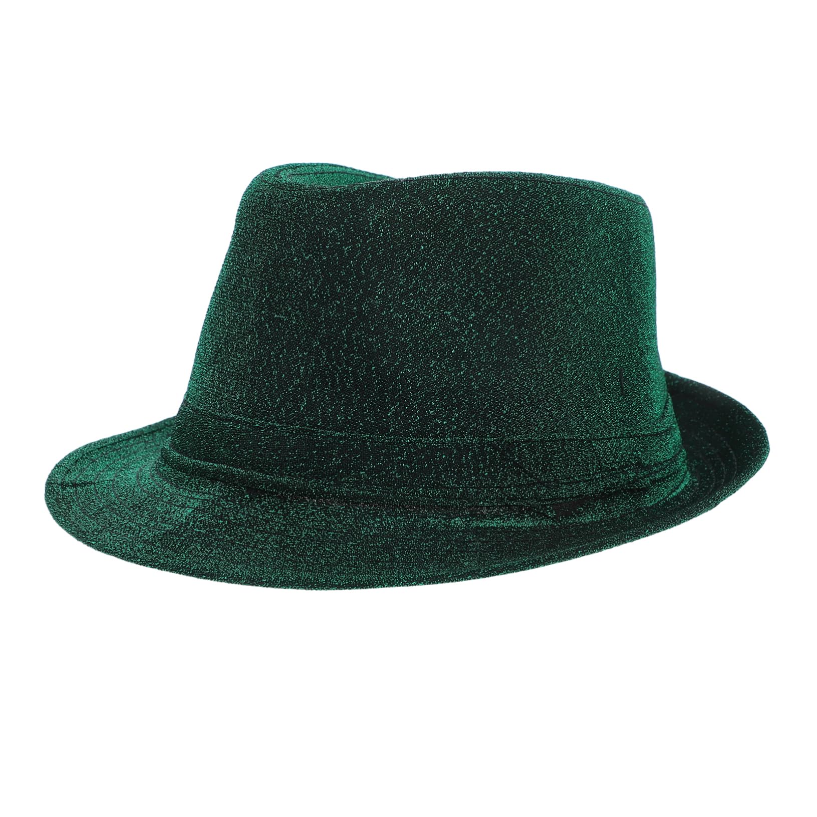 CONGARTENO St Patricks Day Hat Unisex Green Fedora for Men and Women Classic Costume Accessory for St Paddy Day Celebrations and Festive Events