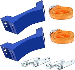 Propane Tank Holder ，Gas Cylinder Holder，Propane Tank Mount Bracket， Cylinder Wall Mounted Bracket，Nitrogen Oxygen Propane Cylinder Bracket Supported (Blue)