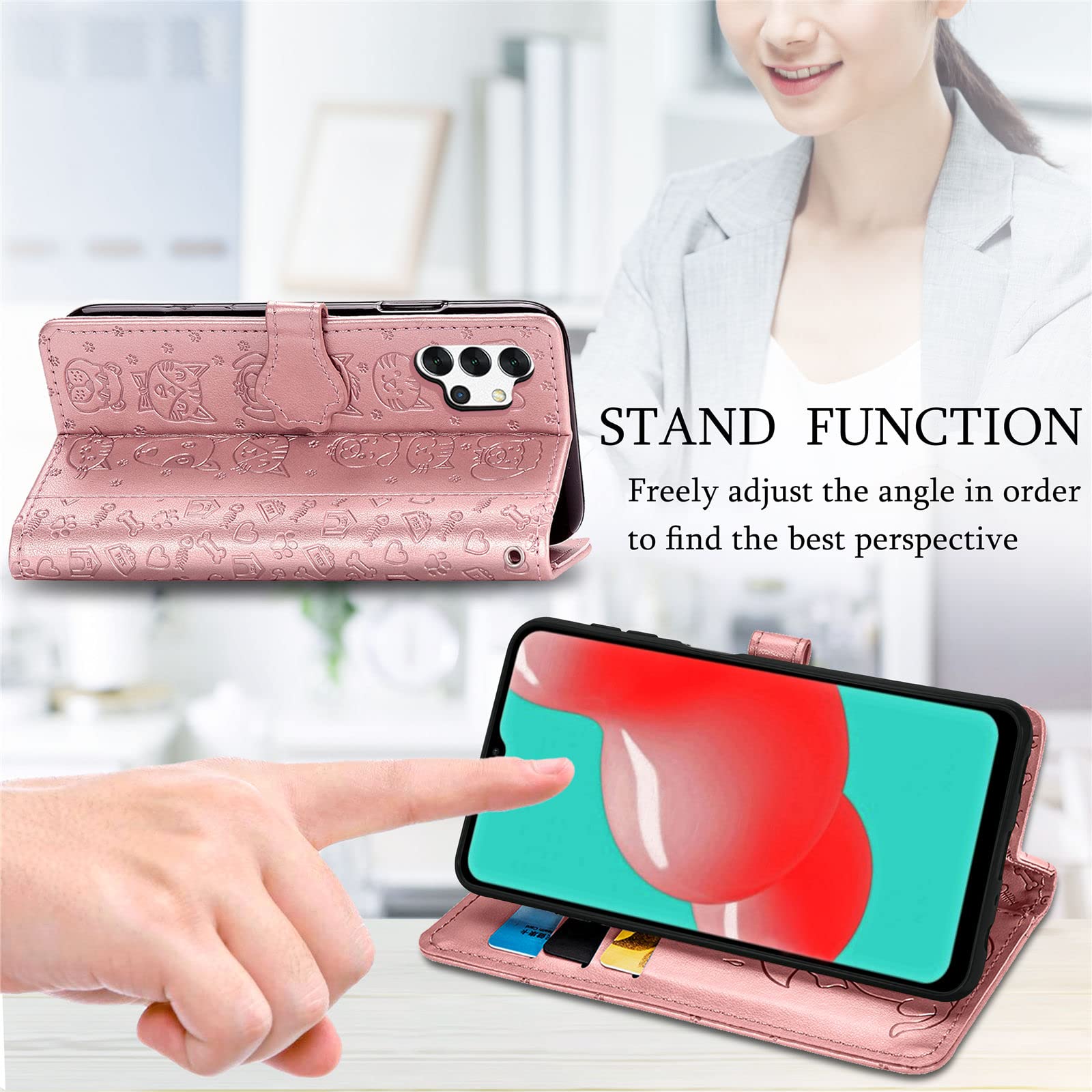 Custodia Portafoglio In Pelle Per OnePlus 11 – Cover Con Slot Carte E Cavalletto, Chiusura Magnetica, Viola Chiaro - 2