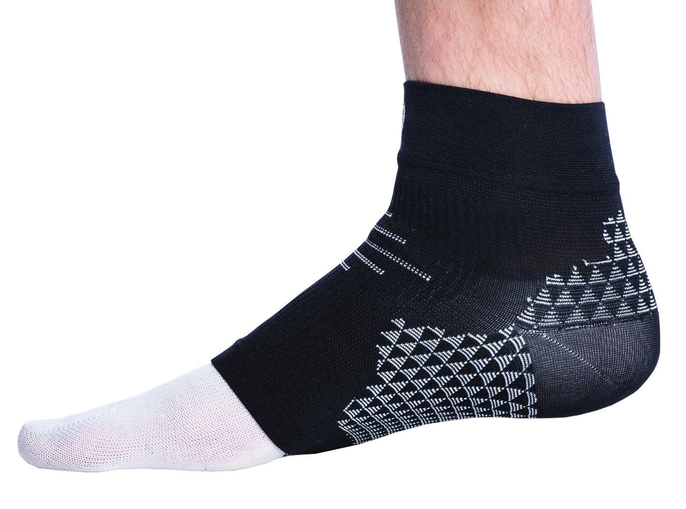 Pro-Tec Athletics Foot Sleeve, Medium, Arch Support, PF Sleeve, Compression Brace, Foot Support, Arch & Heel Support, Men & Women, Plantar Fasciitis Pain Relief, Easy to Use, Working Out, Medium