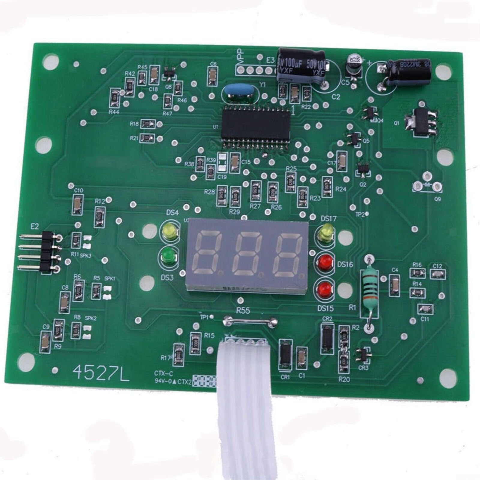 IDXL2DB1930 - Placa de repuesto para calefacción de piscina Hayward H400FDN, H350FDP, H250IDL2 con panel LED, resistente al agua salada, cable de 4 pines