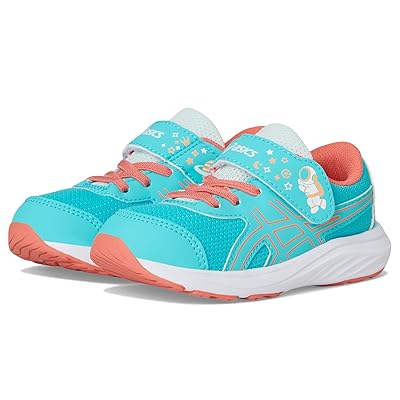 ASICS Kids Contend 9 TS School Yard (Toddler) Kids Shoes Energy Aqua/Papaya