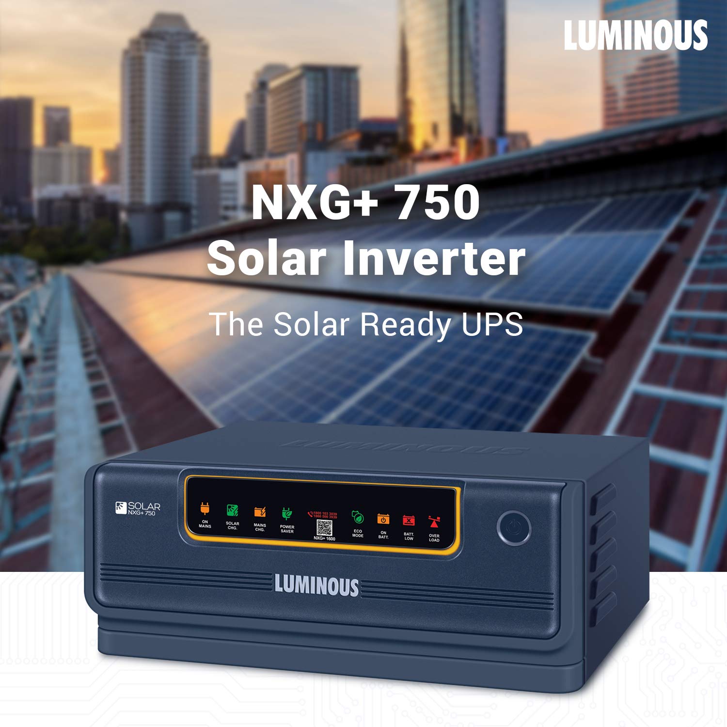 Luminous NXG+750 Inverter - Solar Hybrid Power -5
