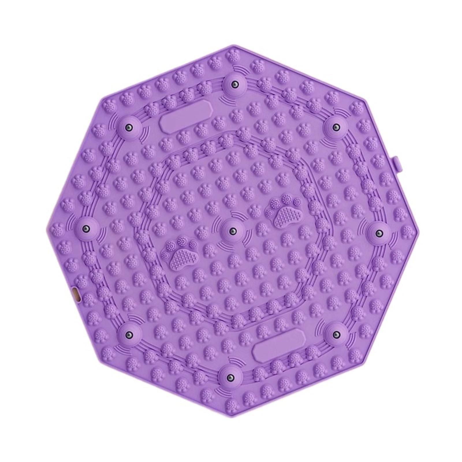 Tapis Acupression Tapis rond de Massage de pied de jogging de conseil d'acupression fonctionnant en Place pression d'orteil | PURPLE