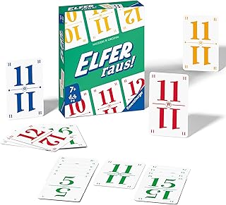 Ravensburger Elfer Raus! The Classic, Card Game for 2-6 Players, Game from 7 Years for Children and Adults - Birthday Gifts