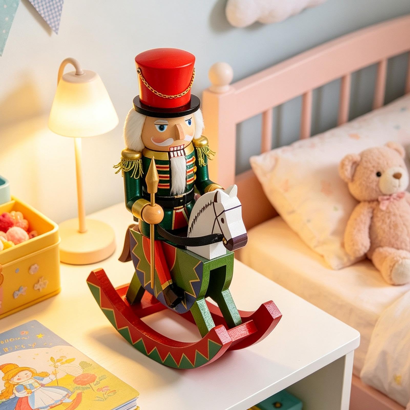 Cascanueces de Navidad, 30 cm, figura de soldado cascanueces