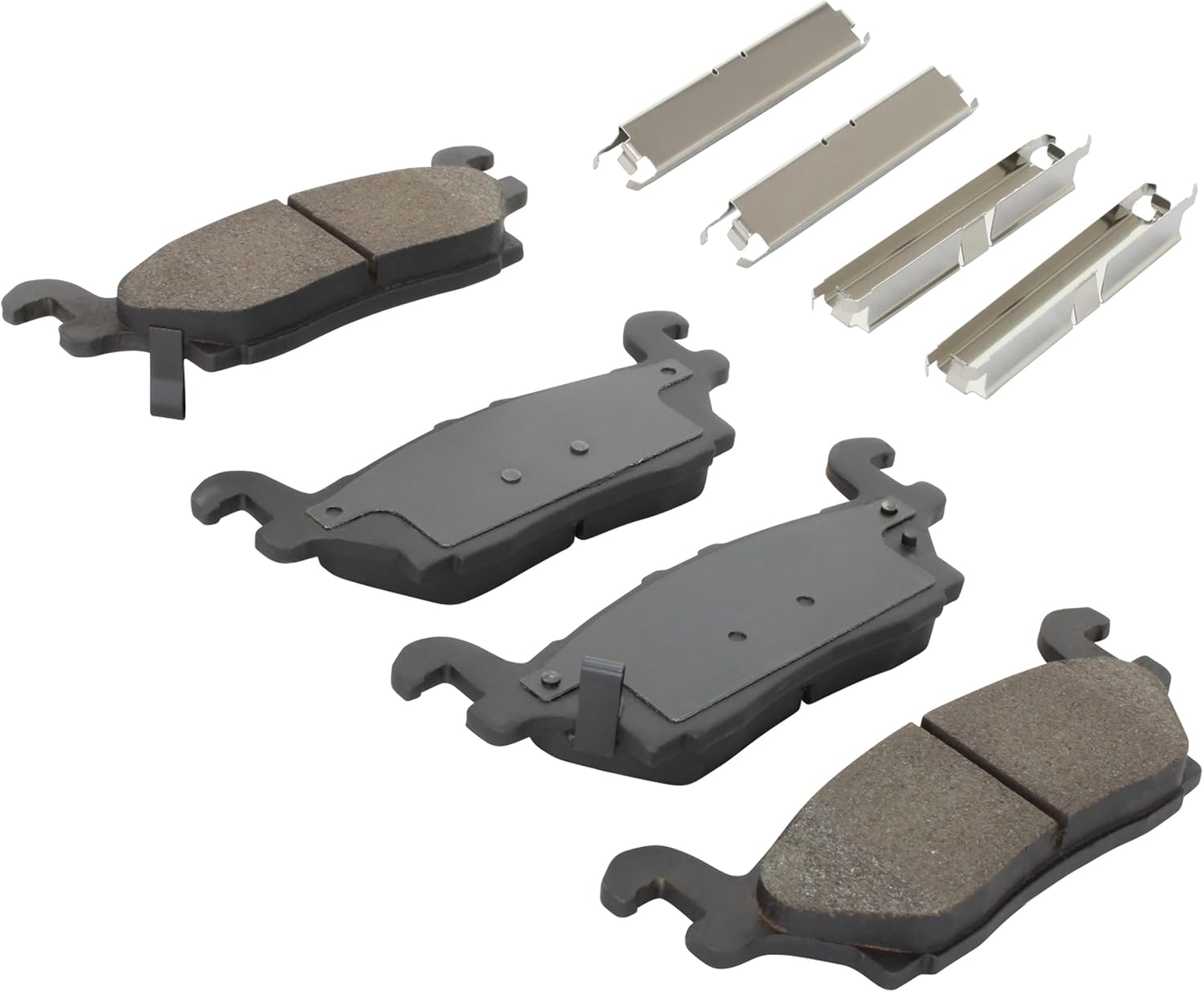 QUALITY-BUILT Rear Ceramic Brake Pads, Premium 1001-1120C, Compatible with 2006-2010 Hummer (H3,H3T)