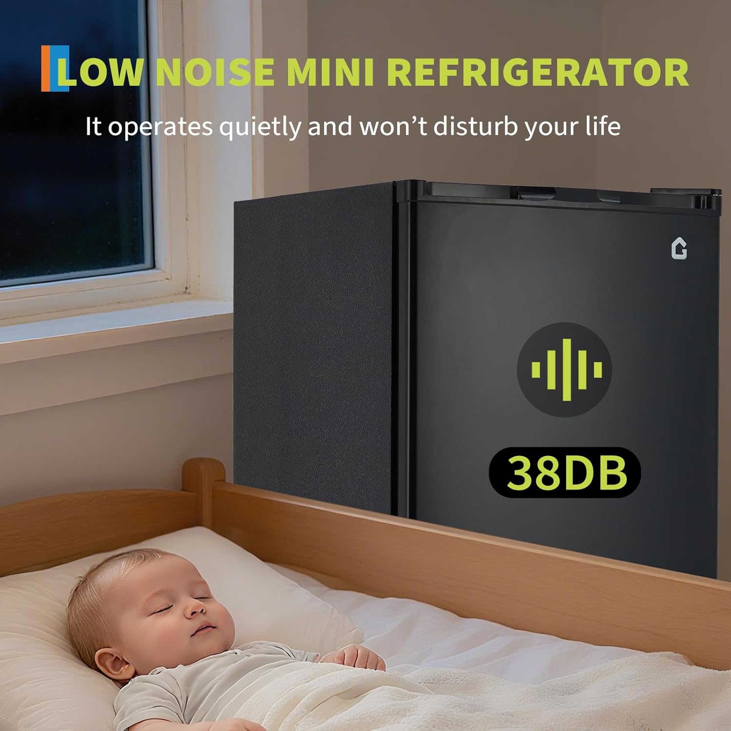 Garvee ​​4.5 Cu. Ft. Compact Refrigerator | Single Door Mini Fridge with Energy-Efficient & Quiet Operation | for Dorm, Office, Bedroom, Kitchen, Bar Use​ with Adjustable Shelves