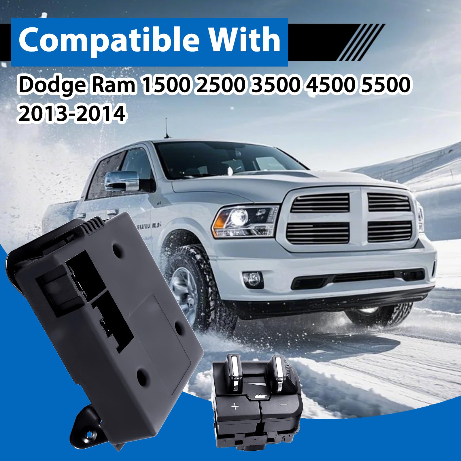 JHACM Trailer Brake Controller Module Compatible with Dodge Ram 1500 2500 3500 4500 5500 2013-2014, Replace # 82213474, 82213474AB Brake Controller