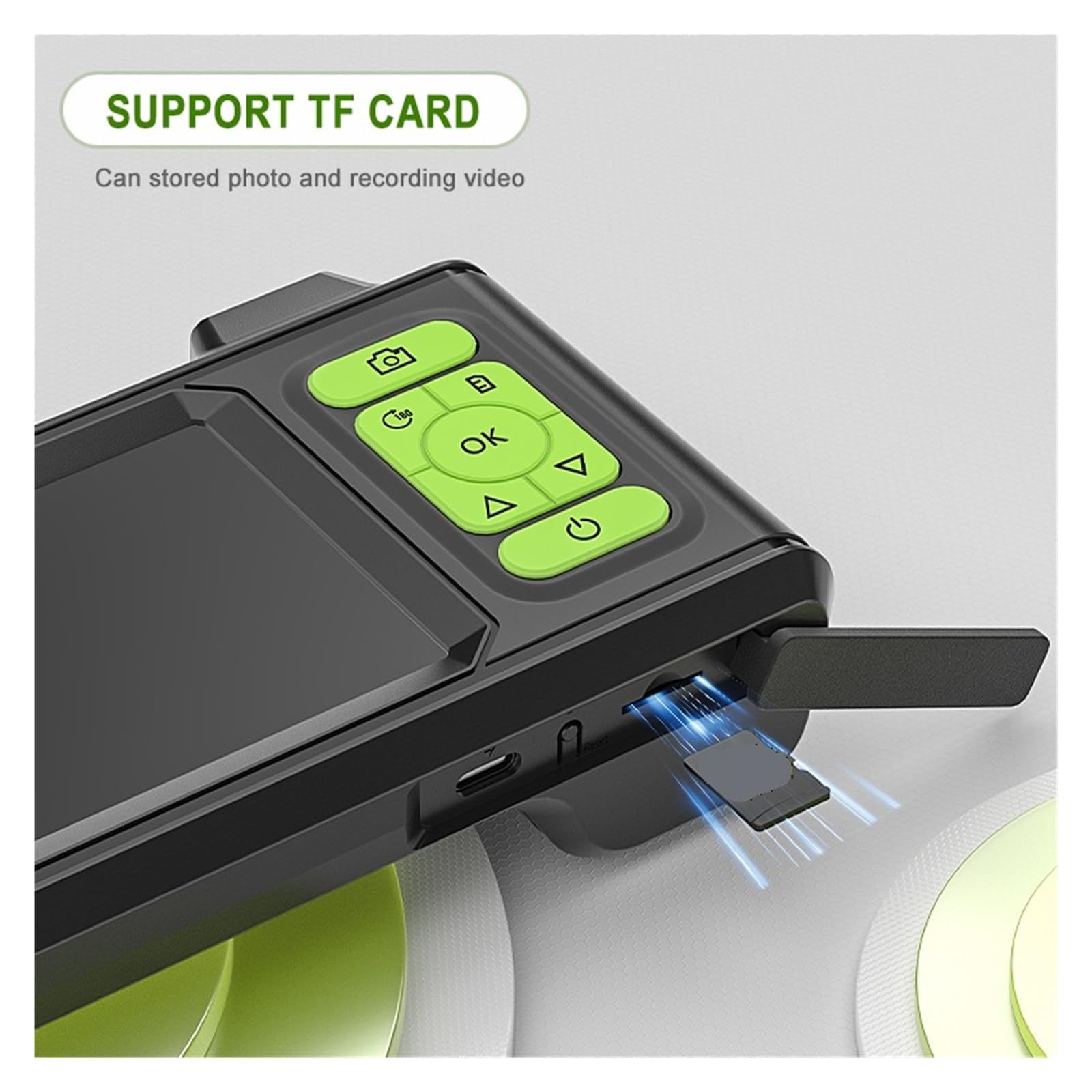 Periscopio, Endoscopio industriale con schermo IPS da 4,3 pollici HD1080P Registra video Boriscopio for ispezione auto Cavo 5 metri(5.5MM Dual)