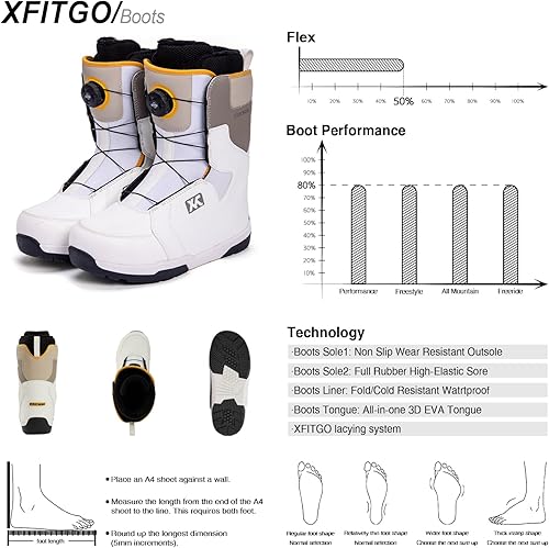 Miniatura 3 de XCMAN Paquete completo de snowboard para hombre The Lost Era Premium + 360 fijaciones + botas todo terreno para principiantes