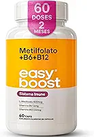 L-metilfolato De Cálcio B6 B12 Easy Boost Ácido Fólico 60caps