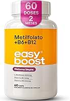 L-metilfolato De Cálcio B6 B12 Easy Boost Ácido Fólico 60caps