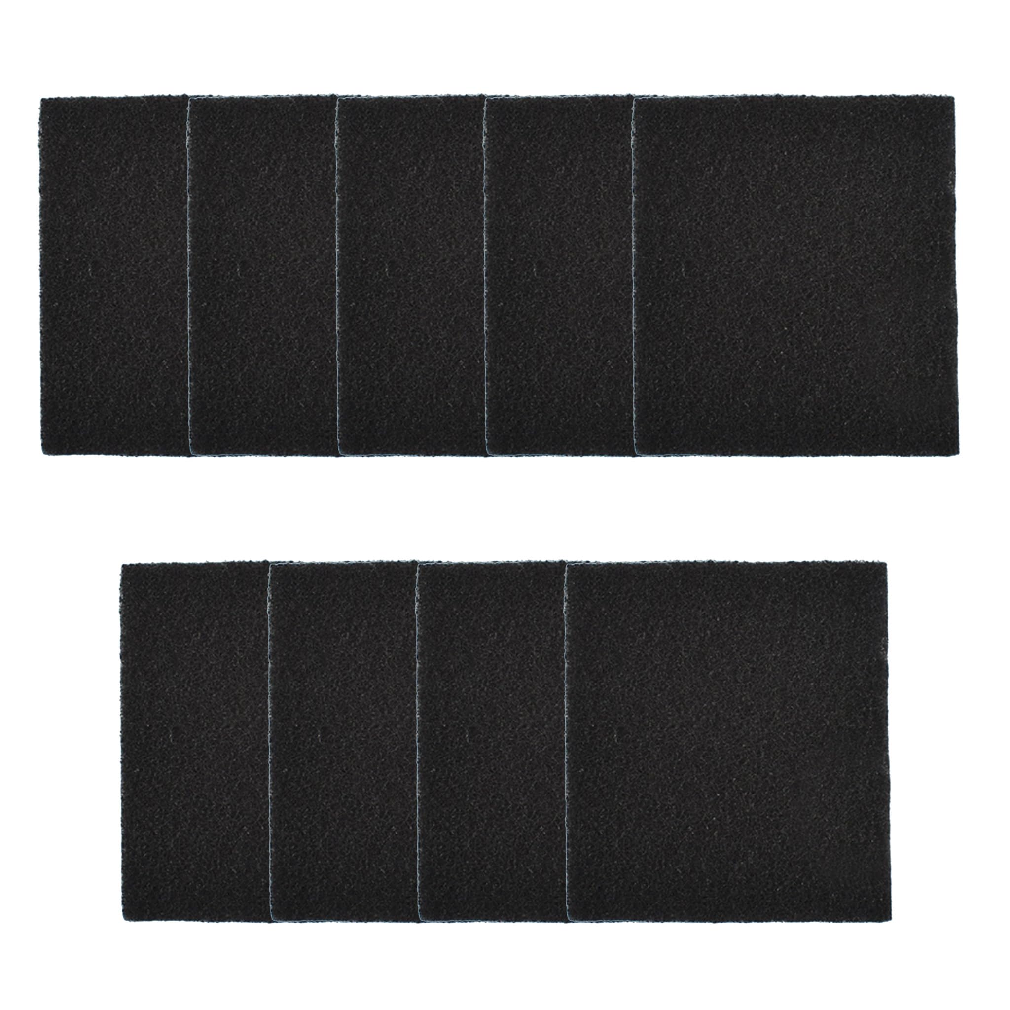 9 Pcs Activated Carbon Filter,Cat Litter Box Charcoal Filters Replacement,Carbon Filter for Cat Litter Tray,Replaceable Rectangle Filters,Odor Control,Air Purification,Cats Box and Pans Accessories