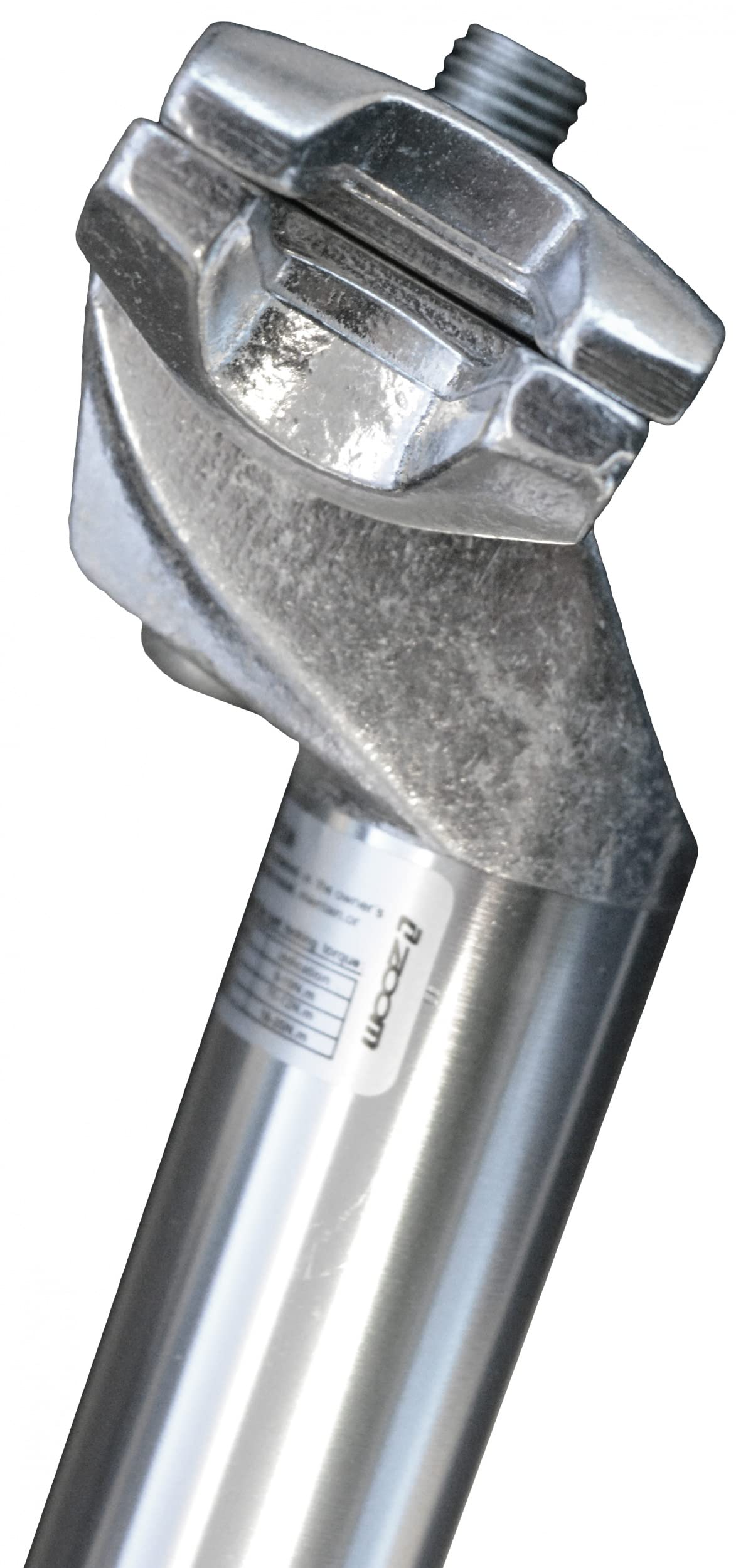 TOM Sattelstütze 26,8 x 350 mm Aluminiumsilber Sport & Freizeit