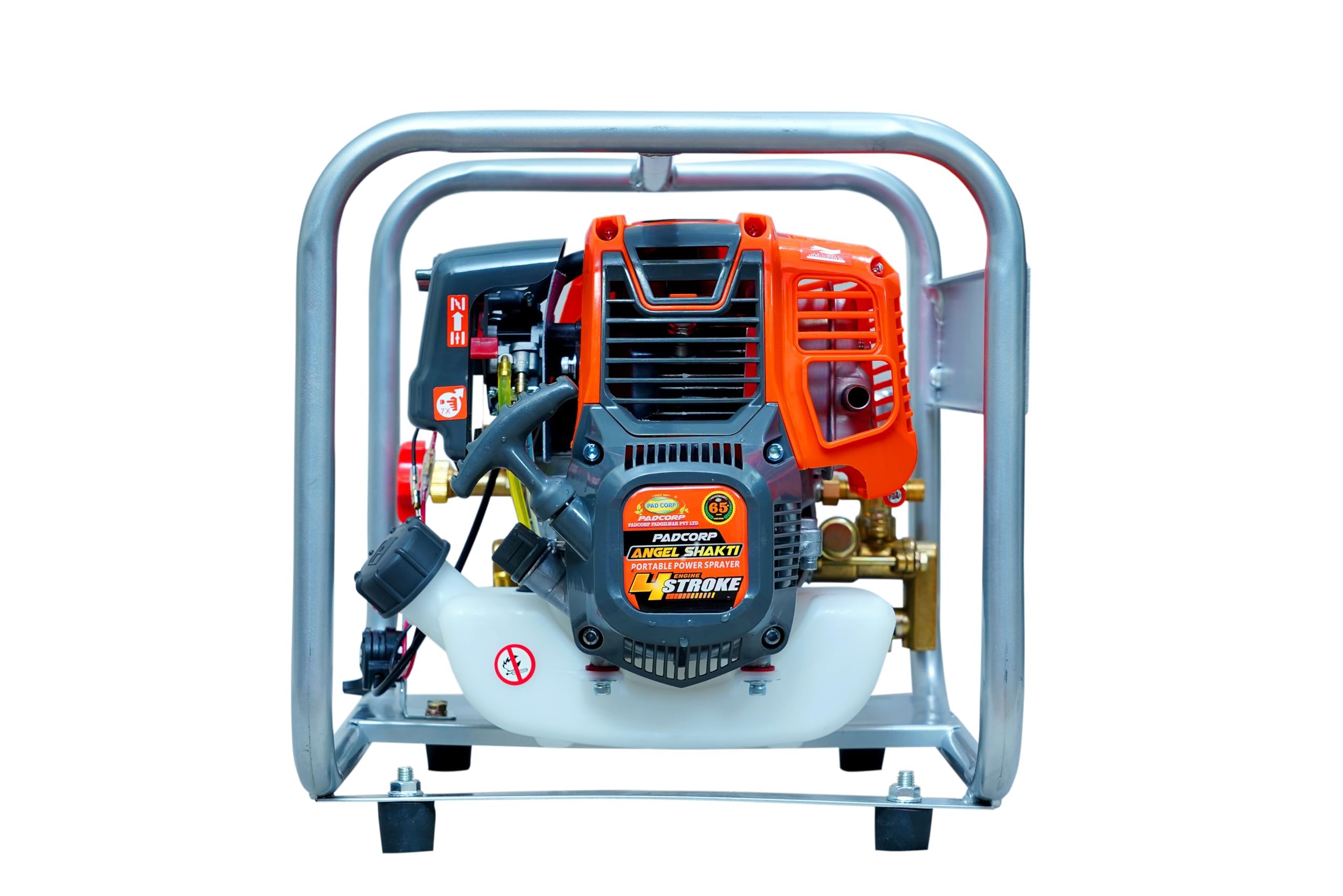 PAD CORP by PADGILWAR CORPORATION Portable Angel Shakti 4 Stroke Petrol Engine Agriculture Power Sprayer, 36 Cc Engine, 750Ml Fuel Tank, Easy Starter, Fuel Efficient, Isi Mark Engine-image-42